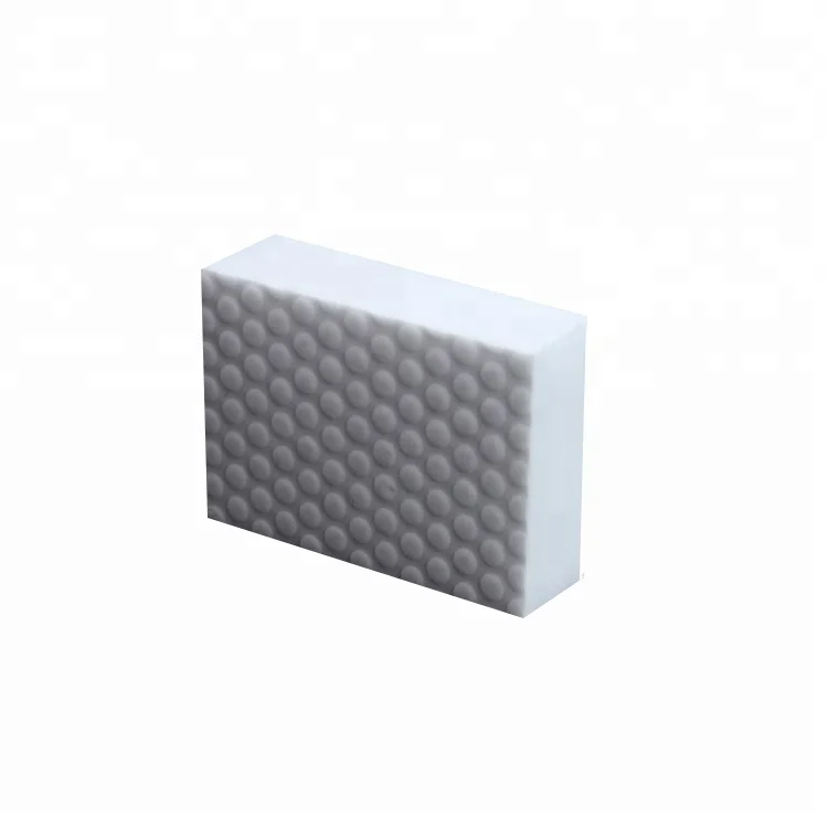 

2018 hot sales small sponge big discount promotion before New Year magic melamine sponge leather wallet cleaning new product, White