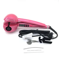 

Black color different types of automatic hair curlers curler ceramic rotating curling iron OEM & ODM service