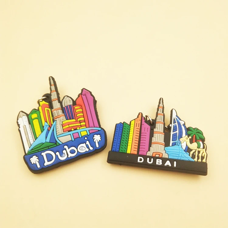 Dubai Popular Designs Silicone Keychain For Tourist Traveler - Buy ...