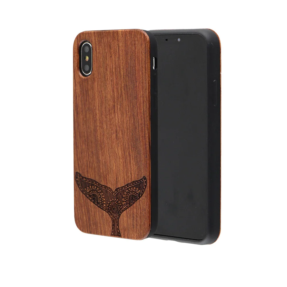 

2020 Custom Real Rosewood Tpu Mobile Case Covers For iPhone 7 Phone Case