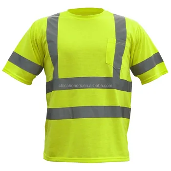 3m Reflective Tape Safety T Shirt,High Visibility Long Sleeve Safety ...