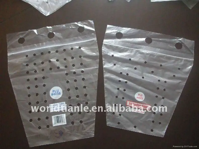 litter bags with holes