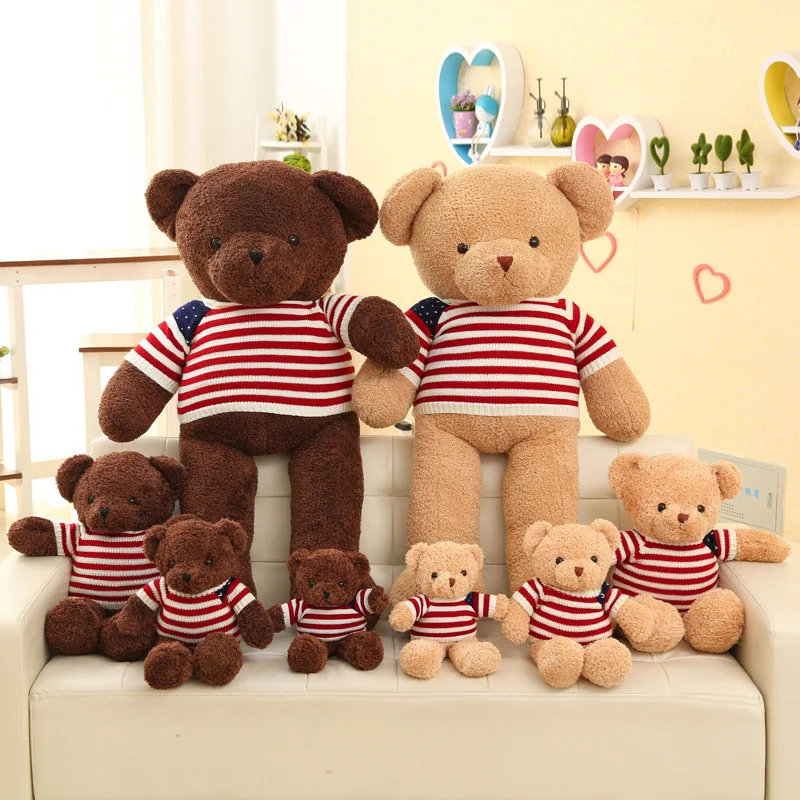 30 70厘米10 种风格玩具熊娃娃毛绒玩具软动物玩具熊娃娃可拆卸衬衫熊毛衣拥抱我ted Buy 30 70厘米10 种风格玩具熊娃娃毛绒玩具软 动物玩具熊娃娃可拆卸衬衫熊毛衣拥抱我