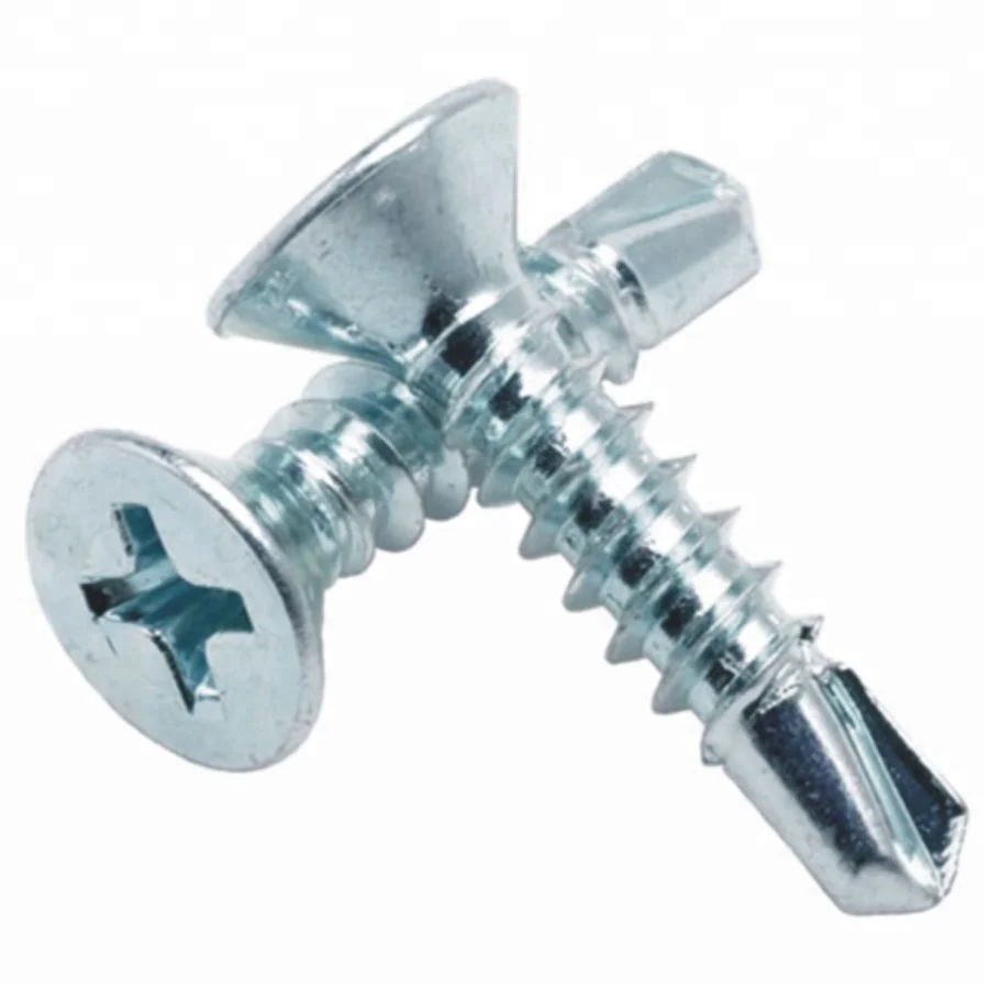 
Galvanized zinc CSK head or Countersunk head self drilling screws 