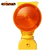 Amber traffic security solar led warning barricade light