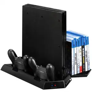 PS4 Console Vertical Stand Cooling Fan & Charger