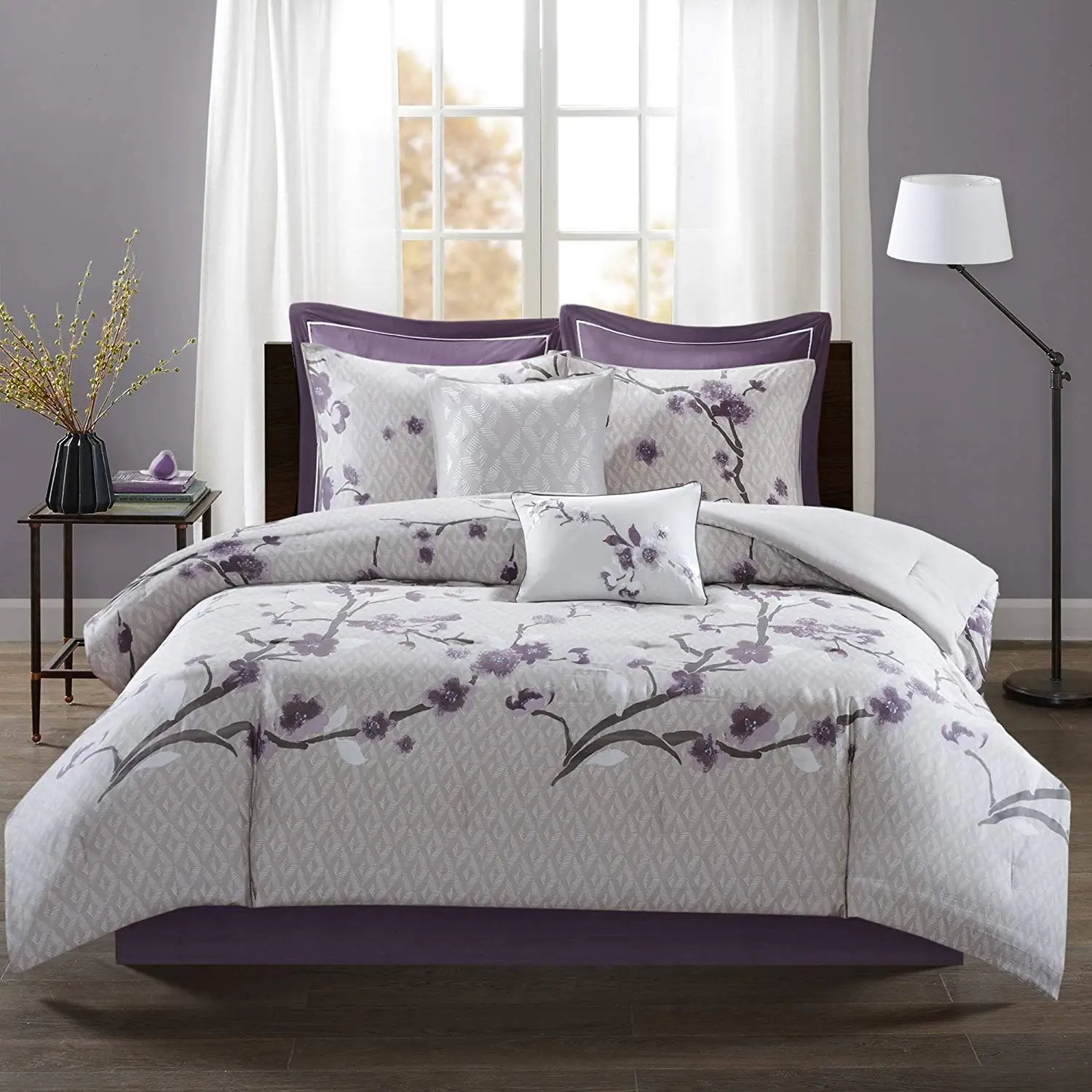 Cheap Purple Flower Comforter Set, find Purple Flower Comforter Set ...