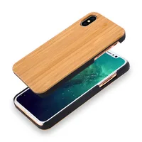 

Guangzhou natural products Real Wood phone case PC blank wooden cases for iPhone X 5 6 7 7p 8 8p for samsung s8 wood case cover