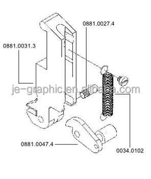 Muller Martini Hk45 Hk 75 Stitching Head Parts - Buy Muller Martini ...