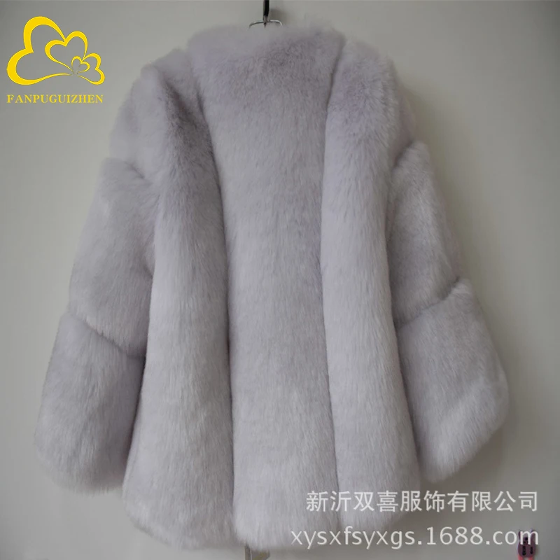 

Wholesale Overcoat Faux Fox Fur Coat, Picture