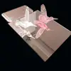 Flexible Decorative Double- Color Rose Golden Sliver Plastic Acrylic Mirror Sheet On Sale
