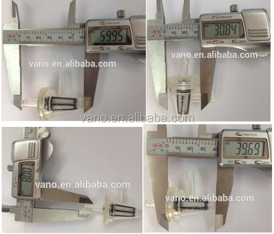 High quality 90 degree right angle universal fuel filters