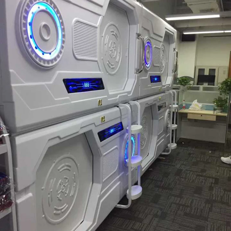 
Hostel furniture divan bed capsule design nap pod capsule hotel resting bed 