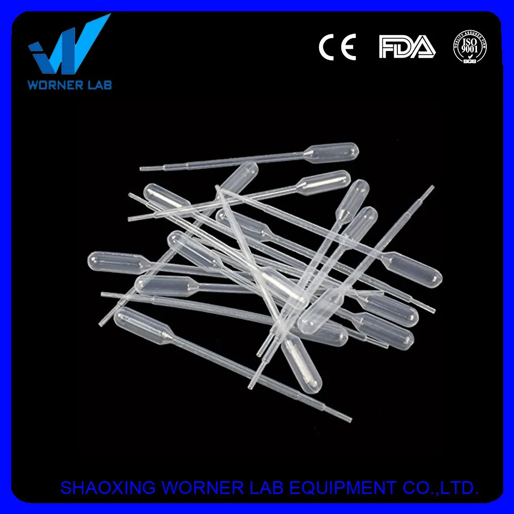 1ml 2ml 3ml 5ml 10ml Disposable Plastic Pasteur Pipette For Lab Price