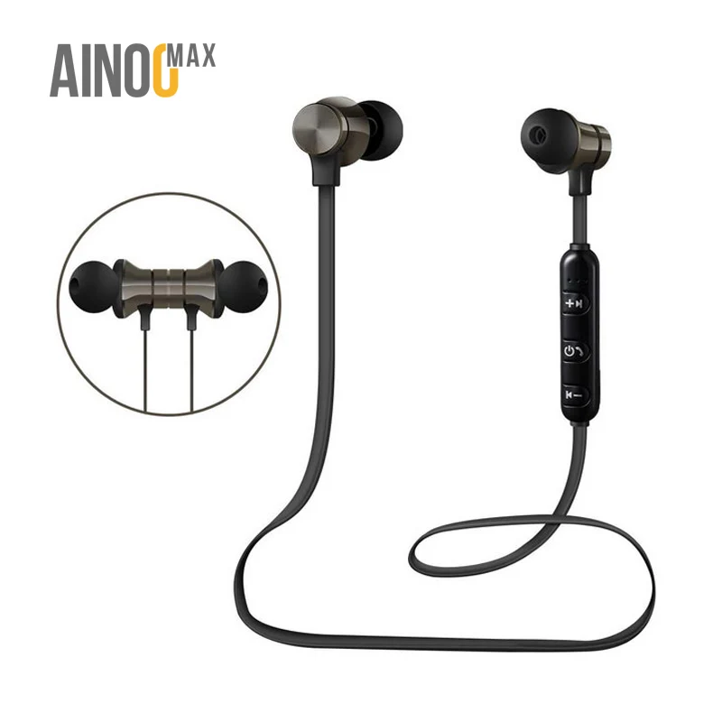 

AinooMax L446 magnet magnetic wholesale cancellation cancelling noise xt11 xt-11 earphone wireless earbuds oem, Depend on item