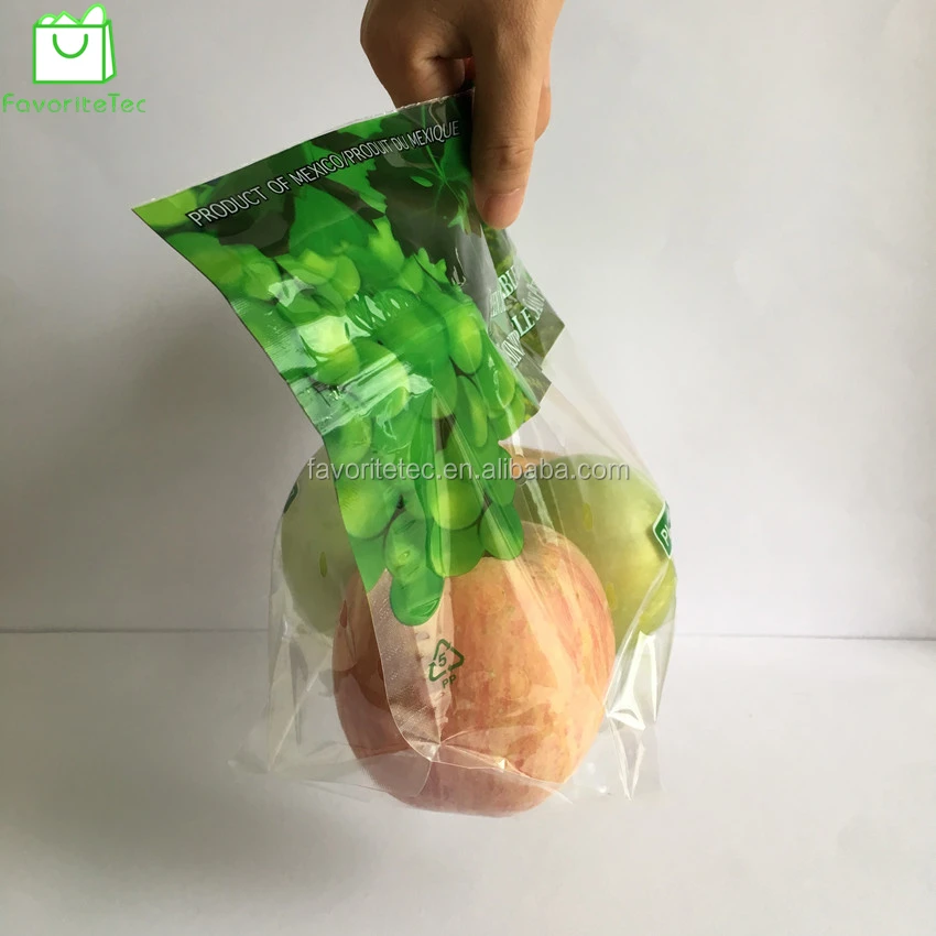 Resealable Fruits Vegetable Plastic Zip Lock Food Packaging Bag Buy