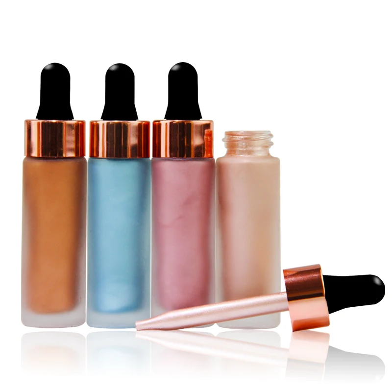 

Waterproof Professional Cosmetic Single Custom Highlighter Makeup Liquid, 8 colors