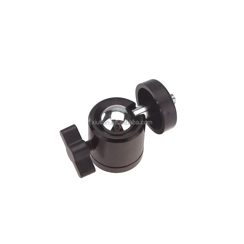 Mini Tripod Ball Head Camera Hot Shoe To Screw Mount For Flash Light