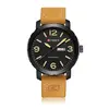 CURREN 8273 Men Quartz Wrist Watch New Designs Leather Strap Sport Watches Auto Week With Arabic