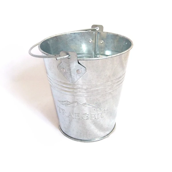 

Mini Galvanized Steel Metal Plain Bucket with Handle, Cmyk