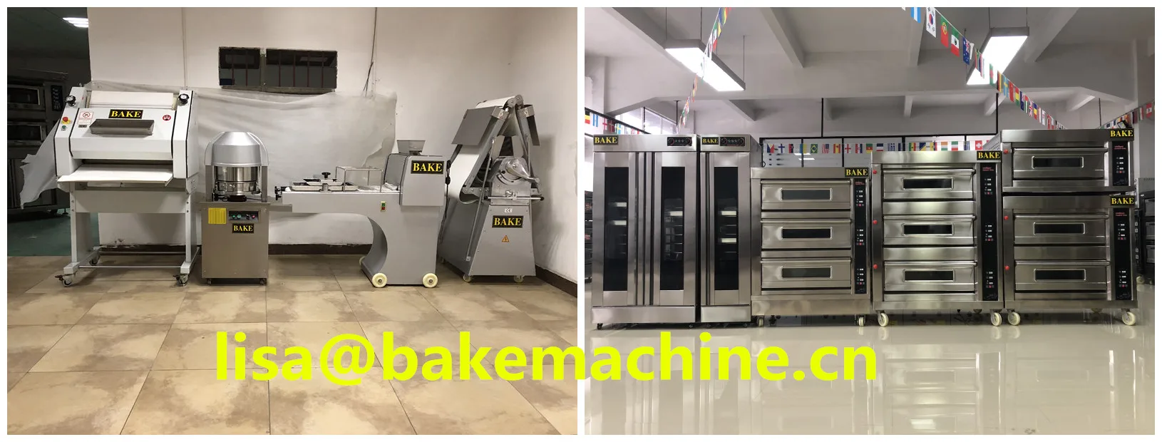 Factory Price Small Bread Bakery Equipment/full Set Bread Making