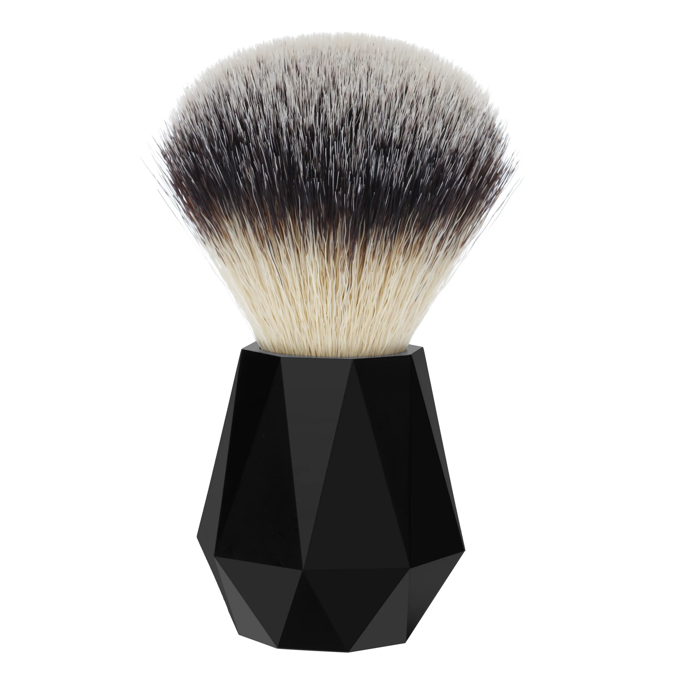 

JDK Black Polygon Handle Shaving Brush with 100% Finest Synthetic Fibres Hair, Same as the picture
