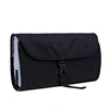 Basics travel cosmetic bag zipper toiletry bag with hanging hook