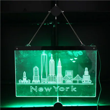 OEM 3D led edge lit sign lamp Store Advertising LED Lamp 3D Illusion Lamp for Hotel