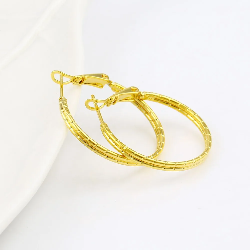 Xuping Jewelry 24k Gold Earrings Wholesale Fashion,Dubai Cheap Women