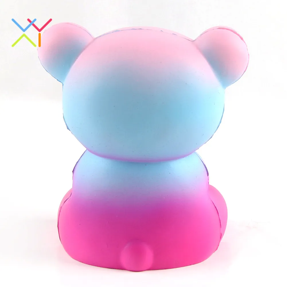 high quality hot sale cute soft colorful bear squishy jumbo animal squishies scented slow rising squishies