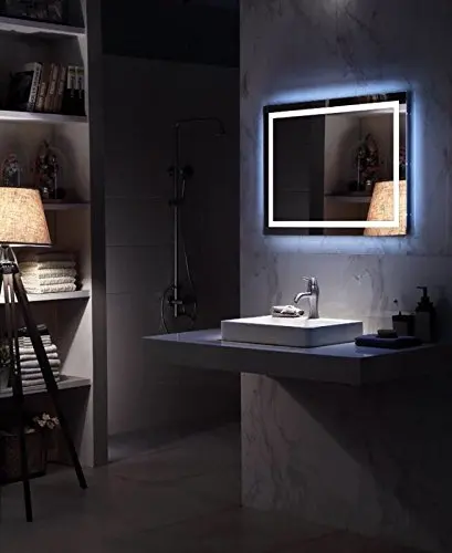 Diyhd W36 X H24 Wall Mount Led Lighted Bathroom Mirror Vanity Diyhd W36 X H24 Wall Mount Led Lighted