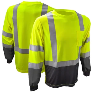 Custom cheap polyester long sleeve reflective work uniform Custom cheap polyester long sleeve reflective work uniform