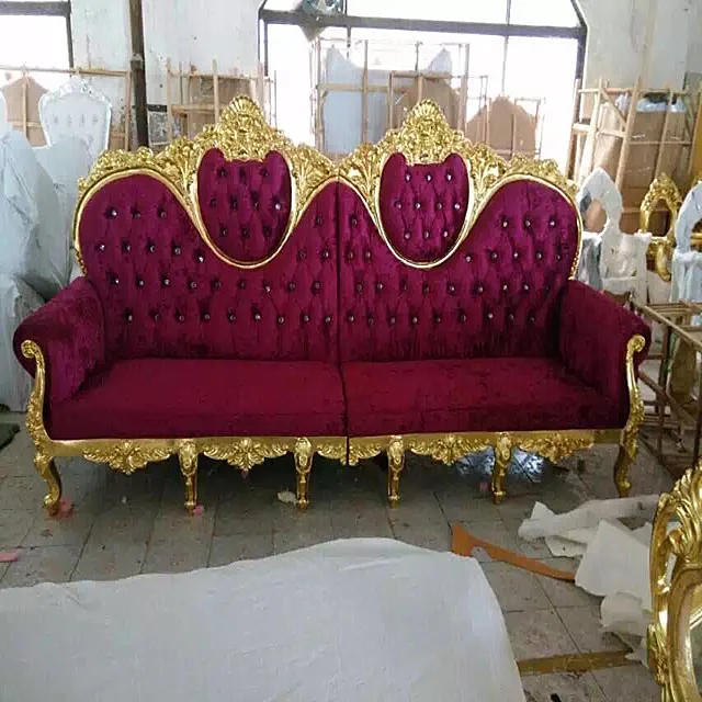 Newest fashion wholesale reception area salon throne sofa for salon / KTV