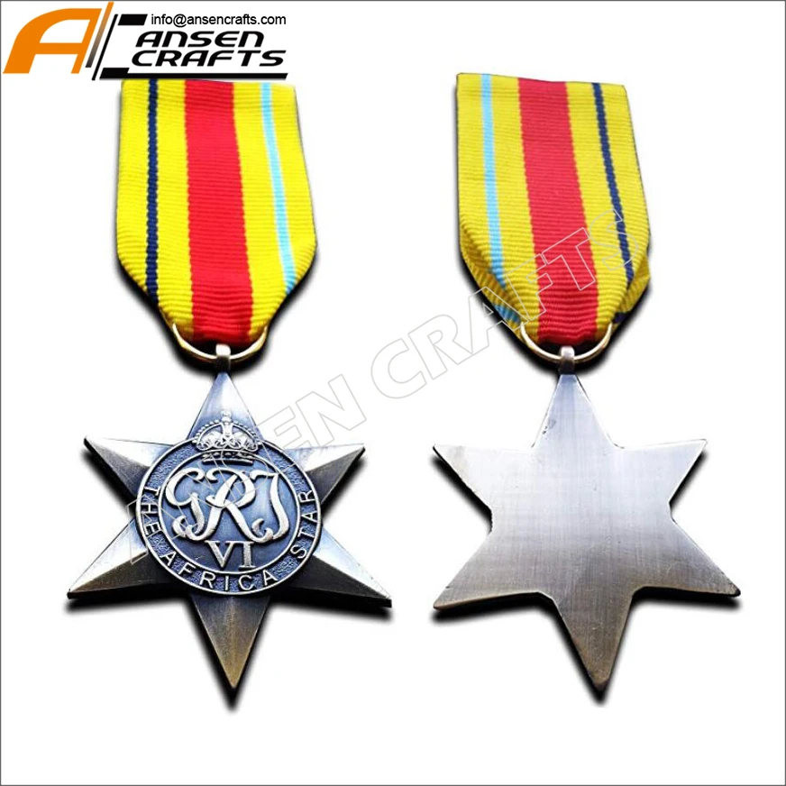 The Africa Star Military Medal Ww2 British Military Awards Medals