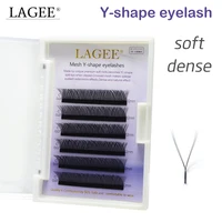 

LAGEE Y curl eyelash extension soft natural mink eyelash individual lashes wholesale eyelashes OEM
