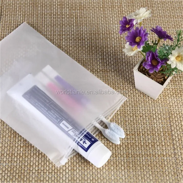 Plastic Zippered Envelope Ziplock Waterproof Pp Bags Seamless Slider