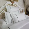 Wholesale white sheets bed bedding set 100% cotton luxury bed comforter set single for hotels