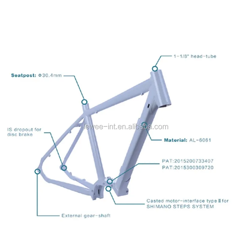 6061 alloy bike frame