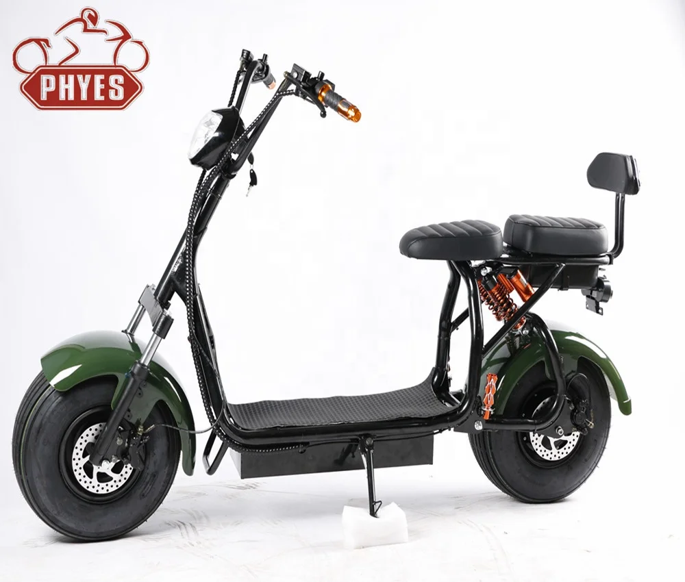 PHYES популярные продукты 2019 Электрический мотоцикл Скутер два больших колеса citycoco