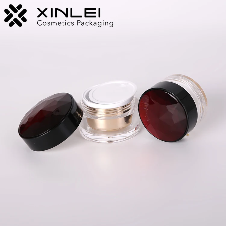 
Double wall PLASTIC jar cosmetic 15 gram 30 gram 50 gram 