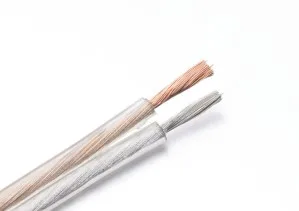 Câble HI-FI 2x 0,75 Transparent 25m