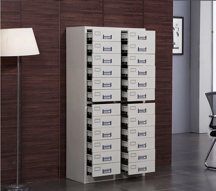 office large file storage locker 24 drawer steel file drawer cabinet steel cupboard sale
