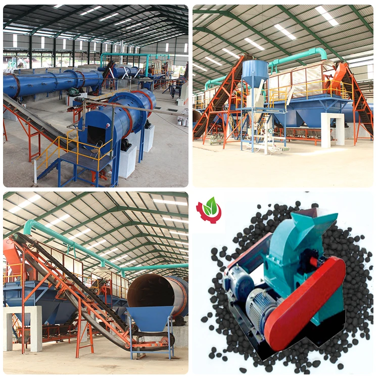 Household Waste Food Waste Garbage Plant Composting Crusher machine