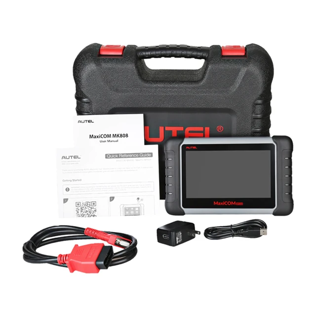 

Professional autel MaxiCOM MK808 mk 808 all system and service functions atom max obd2 scanner car diagnostic scanner tool
