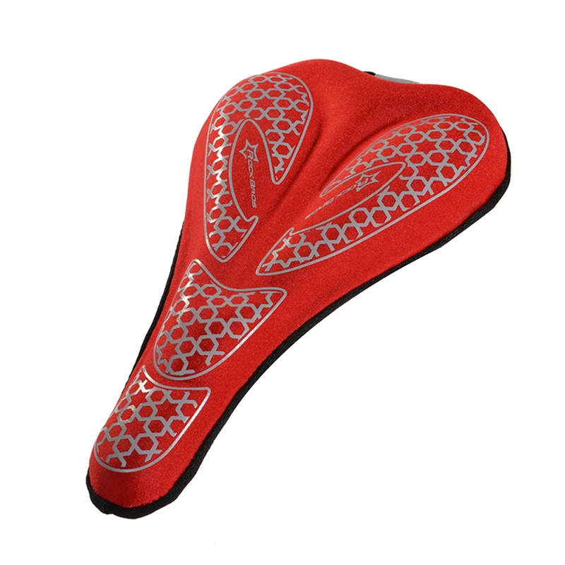 

ROCKBROS Thicken MTB Road Bicycle Saddle Cover Breathable Anti-ski Bike Saddle Seat Cap Cycling Fixed Gear Front Seat Mat Cover, Black;blue;red;orange;gray