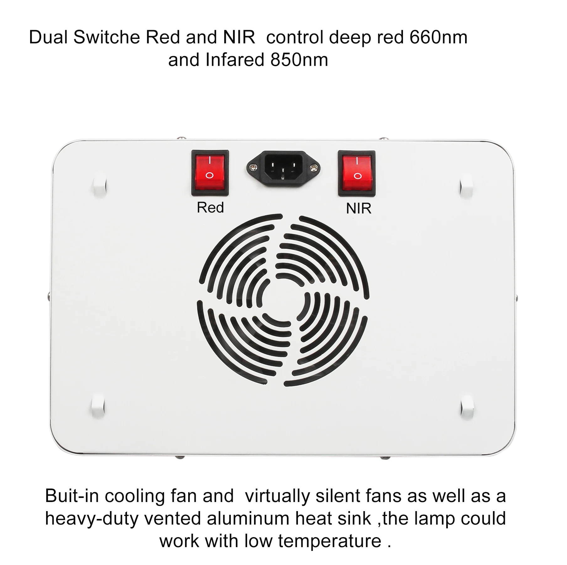 Sgrow Pm300 Red 660nm And Red Infrared 850nm 300w Red Led Light Therapy