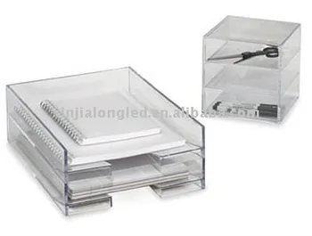 Clear Acrylic Desktop Organizer Or Clear Desk Accessories Buy