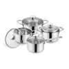 hoffman / carl weill majestic stainless steel cookware set