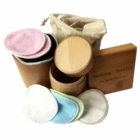

Washable Makeup Remove Pad sets in Custom Wooden Box