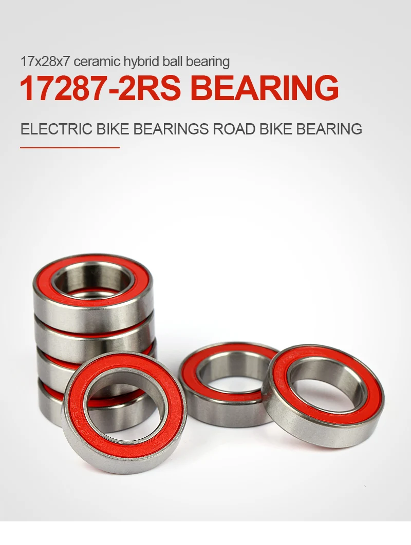 Electric Bike Bearingsroad Bike Bearing 17x28x7 Ceramic Hybrid Ball